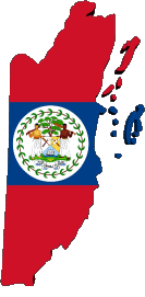 Fahnen Amerika Belize Verschiedene 