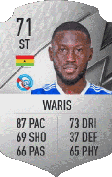 Multimedia Vídeo Juegos F I F A - Jugadores  cartas Ghana Abdul Majeed Waris 