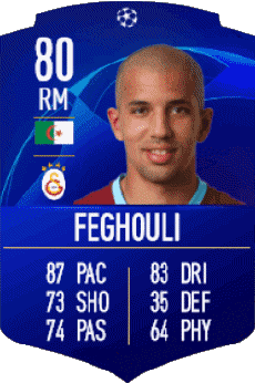 Multimedia Videospiele F I F A - Karten Spieler Algerien Sofiane Feghouli 