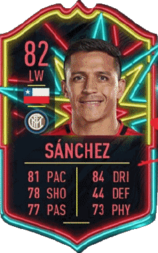 Multimedia Vídeo Juegos F I F A - Jugadores  cartas Chile Alexis Sanchez 