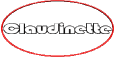 Nombre FEMENINO - Francia C Claudinette 