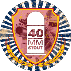 40 MM stout-Getränke Bier USA 5X5 Brewing CO 40 MM stout