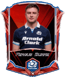 Sports Rugby - Players Scotland Team 2025 Fergus Burke 