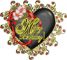 Messages Anglais Happy Birthday Heart 004 