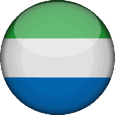 Flags Africa Sierra Leone Round 