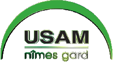 Sports HandBall - Clubs - Logo France Nîmes - USAM 