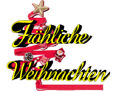 Messagi Tedesco Fröhliche  Weihnachten Serie 09 