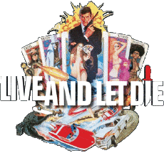 Multimedia Películas Internacional James Bond 007 Vive y deja Morir Logotipo Inglés 