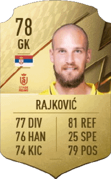 Multi Média Jeux Vidéo F I F A - Joueurs Cartes Serbie Predrag Rajkovic 