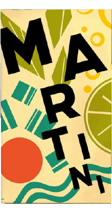 Humor -  Fun ART Retro posters - Brands Martini 