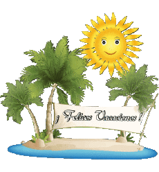 Nachrichten Spanisch Felices Vacaciones Transparenter Hintergrund 21 