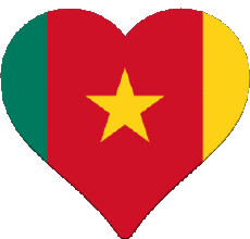 Fahnen Afrika Kamerun Verschiedene 