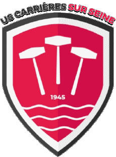 Sports FootBall Club France Logo Ile-de-France 78 - Yvelines Carrières sur Seine US 