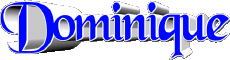 Vorname WEIBLICH - Frankreich D Dominique 