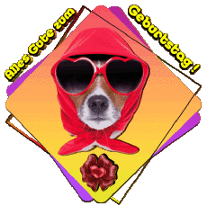 Messages German Alles Gute zum Geburtstag Tiere 12 