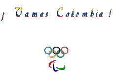 Mensajes Español Vamos Colombia Juegos Olímpicos 