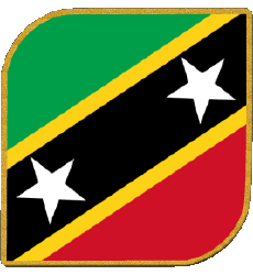Fahnen Amerika St. Kitts und Nevis Platz 