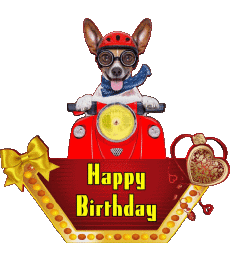 Messagi Inglese Happy Birthday Animals 010 