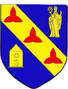 Bandiere Francia Dipartimenti - Città 18 LA CHAPELLE SAINT URSIN 