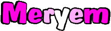 Nome FEMMINILE - Maghreb Musulmano M Meryem 