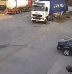 Humor - Fun Transporte Scooter Fun Accident - Fail 