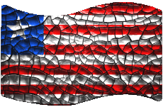 Banderas África Liberia Rectángulo 