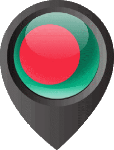 Bandiere Asia Bangladesh Perno di posizione 
