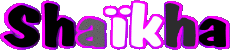 Nome FEMMINILE - Maghreb Musulmano S Shaïkha 