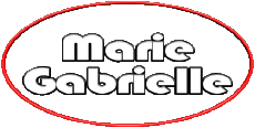 Nombre FEMENINO - Francia M Compuesto Marie Gabrielle 