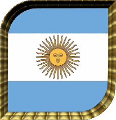 Drapeaux Amériques Argentine Carré 