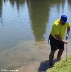 Humour - Fun Sports Golf Gamelle - Fail 