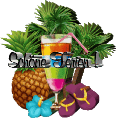 Messages German Schöne Ferien Transparent Background 16 