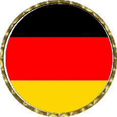 Drapeaux Europe Allemagne Rond - Anneaux 