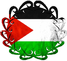 Drapeaux Asie Jordanie Forme 01 