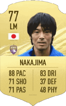 Multi Media Video Games F I F A - Card Players Japan Shoya Nakajima 