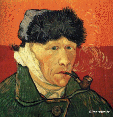 Humor -  Fun Morphing - Sehen Sie aus wie Maler Künstler Eindämmung Covid Kunst Nachbildungen Herausforderung Van Gogh 