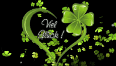 Messages German Viel Glück Animated Background 001 