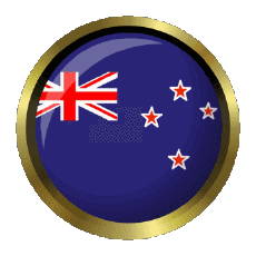Drapeaux Océanie Nouvelle-Zélande Rond - Anneaux 