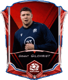 Sport Rugby - Spieler Schottland Grant Gilchrist 