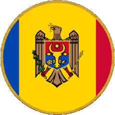 Bandiere Europa Moldova Tondo 