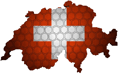 Banderas Europa Suiza Mapa 