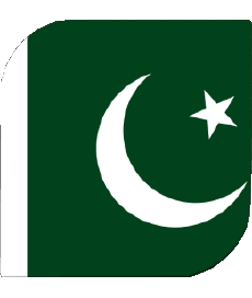 Flags Asia Pakistan Square 