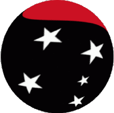 Flags Oceania Papua New Guinea Sphere - Cube 