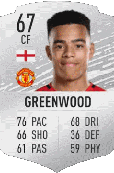 Multimedia Videospiele F I F A - Karten Spieler England Mason Greenwood 