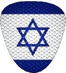 Drapeaux Asie Israël Forme 01 