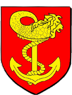 Wappen-Fahnen Frankreich Abteilungen - Städte 38 VERTRIEU 