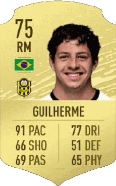 Multimedia Vídeo Juegos F I F A - Jugadores  cartas Brasil Guilherme Costa Marques 