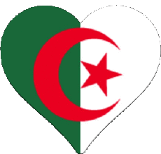 Fahnen Afrika Algerien Algerien 