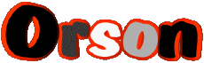 Vorname MANN - UK - USA - IRL - AUS - NZ O Orson 