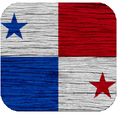 Bandiere America Panama Quadrato 